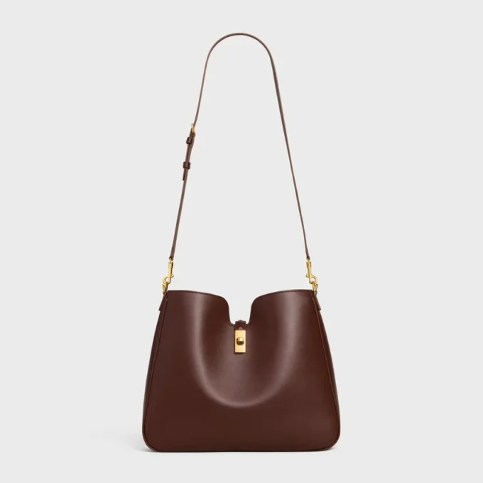 Borsa Camille 16 Soft media in pelle di vitello liscia Borsa Camille 16 Soft media in pelle di vitello liscia