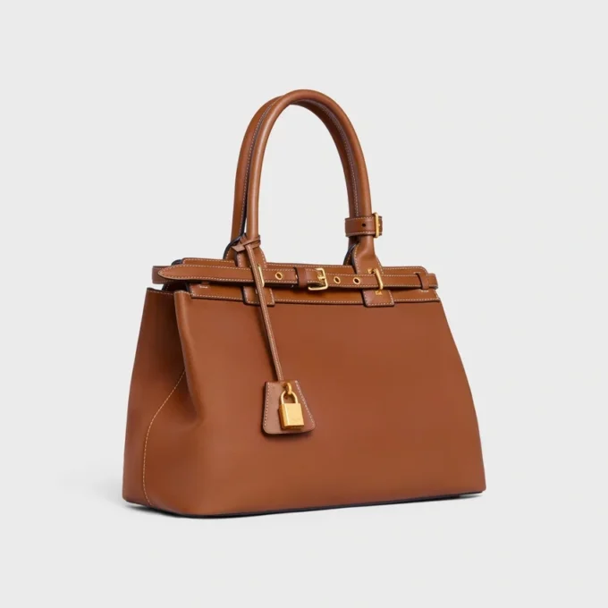 Borsa CELINE Conti in pelle di vitello naturale Borsa CELINE Conti in pelle di vitello naturale
