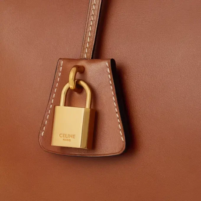 Borsa CELINE Conti in pelle di vitello naturale Borsa CELINE Conti in pelle di vitello naturale