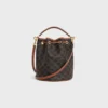 Borsa Clara in Triomphe Canvas e pelle di vitello
