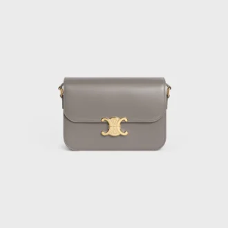 Borsa Classica Triomphe in pelle di vitello lucida