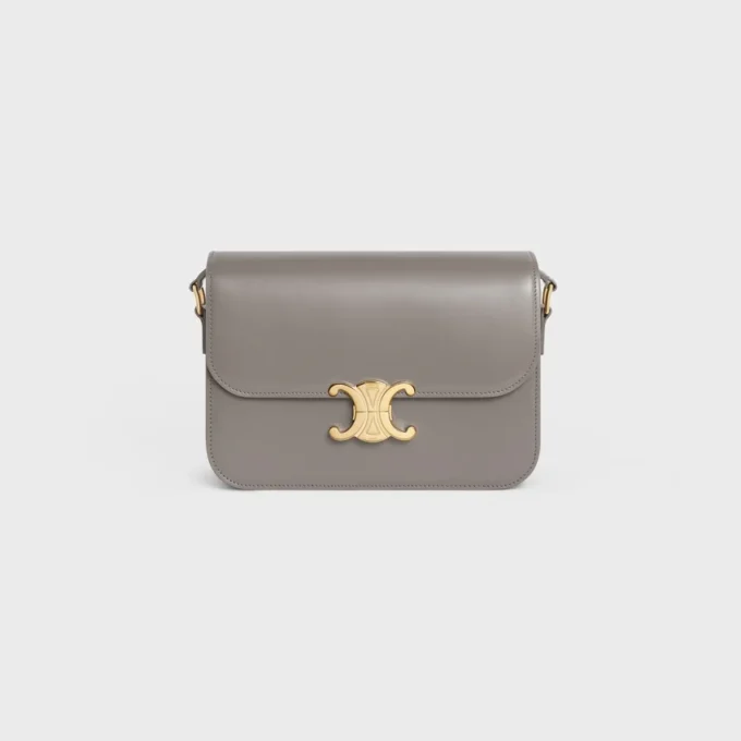 Borsa Classica Triomphe in pelle di vitello lucida Borsa Classica Triomphe in pelle di vitello lucida