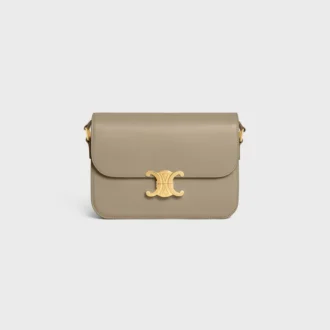 Borsa Classica Triomphe in pelle di vitello lucida