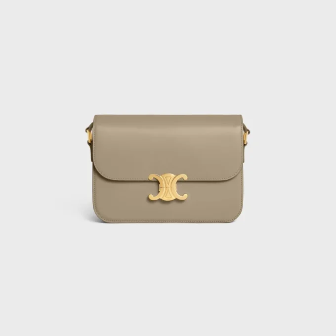 Borsa Classica Triomphe in pelle di vitello lucida Borsa Classica Triomphe in pelle di vitello lucida