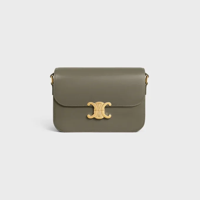 Borsa Classica Triomphe in pelle di vitello lucida Borsa Classica Triomphe in pelle di vitello lucida