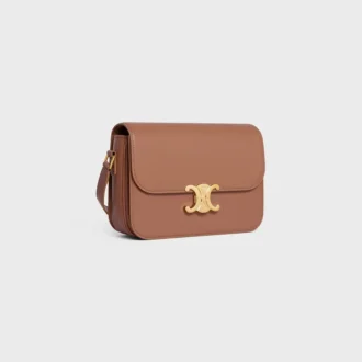 Borsa Classica Triomphe in pelle di vitello lucida