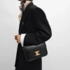 Borsa Classica Triomphe in pelle di vitello lucida Borsa Classica Triomphe in pelle di vitello lucida