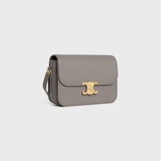 Borsa Classica Triomphe in pelle di vitello lucida