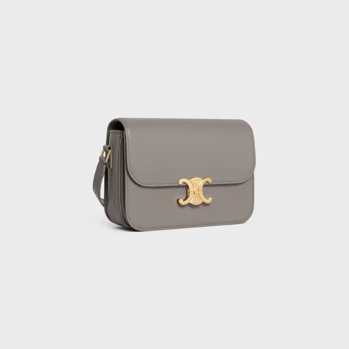 Borsa Classica Triomphe in pelle di vitello lucida Borsa Classica Triomphe in pelle di vitello lucida