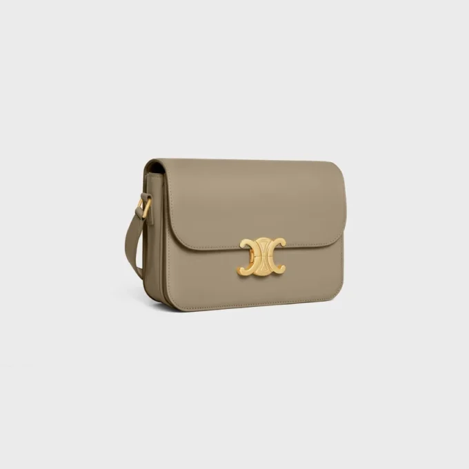 Borsa Classica Triomphe in pelle di vitello lucida Borsa Classica Triomphe in pelle di vitello lucida