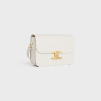 Borsa Classica Triomphe in pelle di vitello lucida