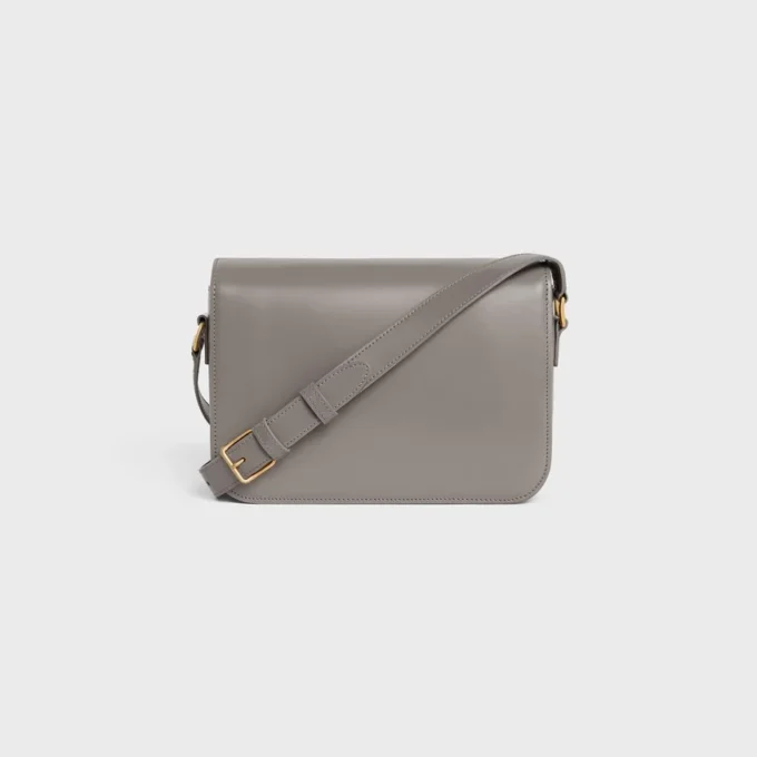 Borsa Classica Triomphe in pelle di vitello lucida Borsa Classica Triomphe in pelle di vitello lucida