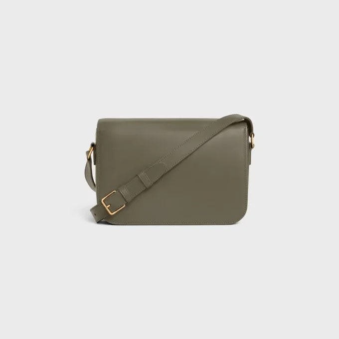 Borsa Classica Triomphe in pelle di vitello lucida Borsa Classica Triomphe in pelle di vitello lucida