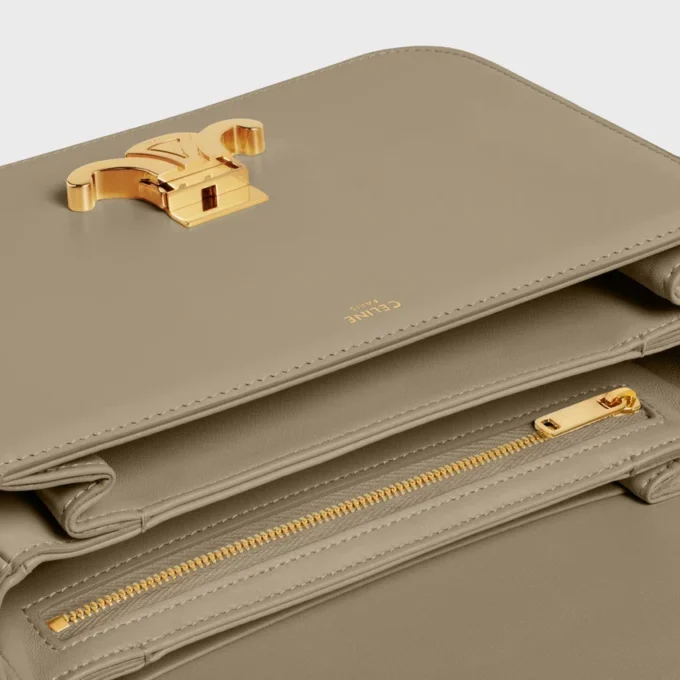 Borsa Classica Triomphe in pelle di vitello lucida Borsa Classica Triomphe in pelle di vitello lucida
