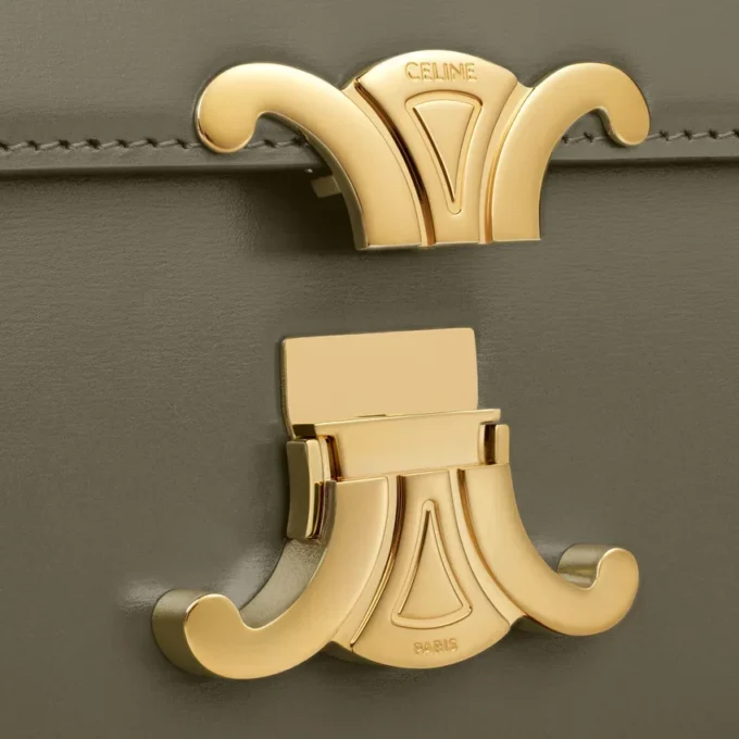 Borsa Classica Triomphe in pelle di vitello lucida Borsa Classica Triomphe in pelle di vitello lucida