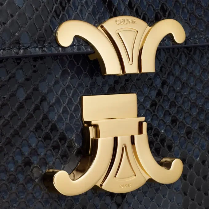 Borsa Classica Triomphe in pitone Borsa Classica Triomphe in pitone