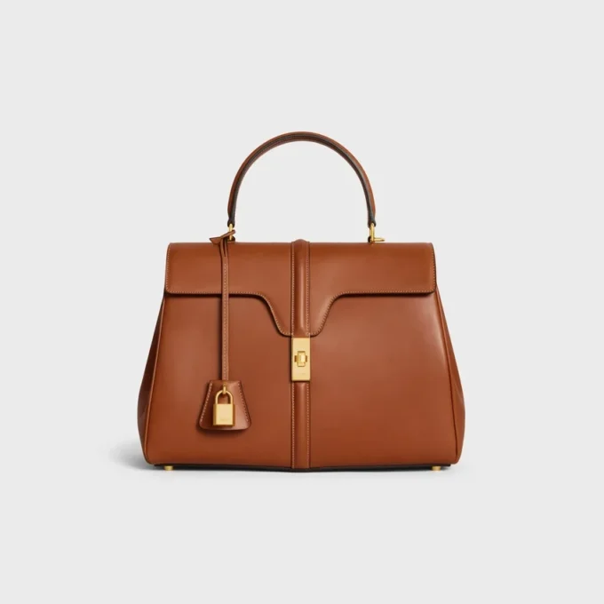 Borsa Classique 16 in pelle di vitello naturale Borsa Classique 16 in pelle di vitello naturale