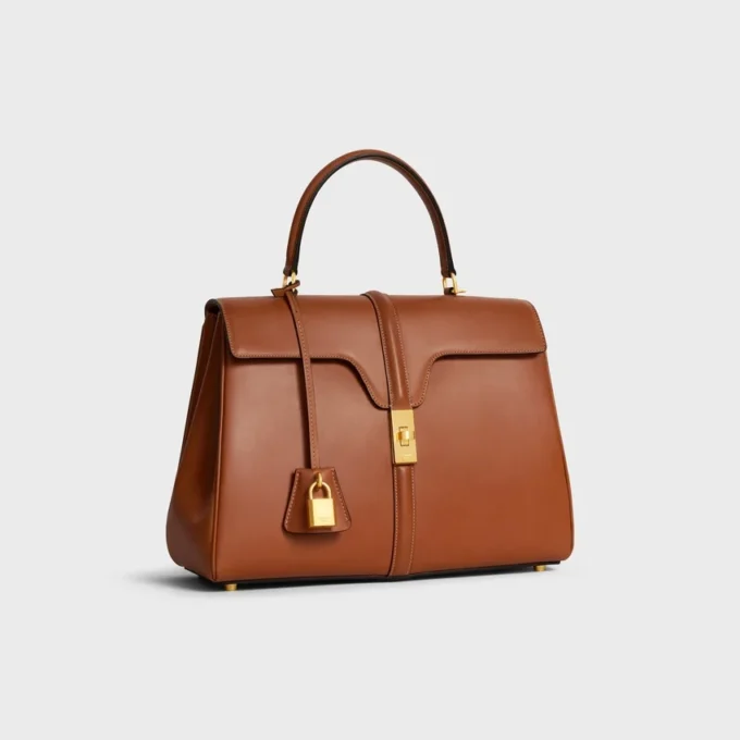 Borsa Classique 16 in pelle di vitello naturale Borsa Classique 16 in pelle di vitello naturale