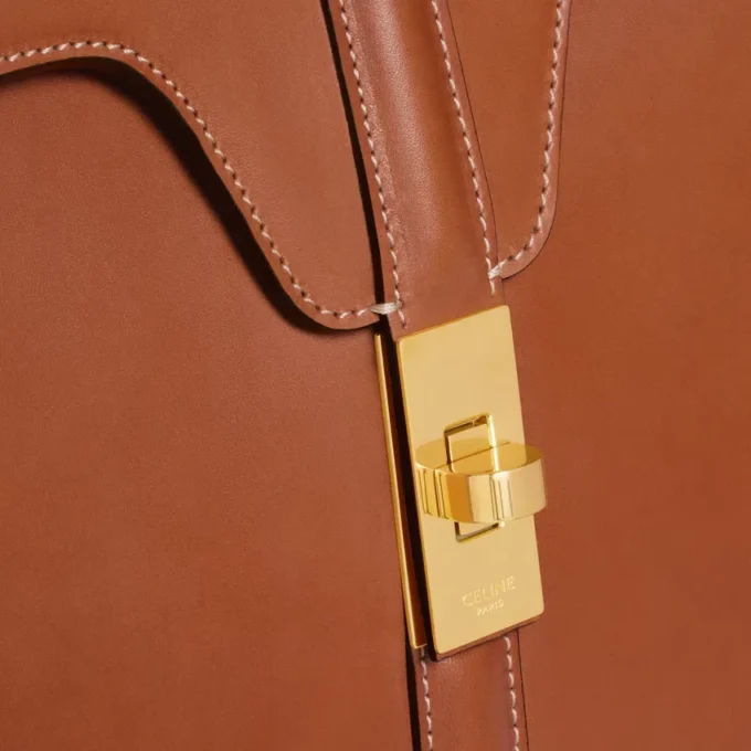 Borsa Classique 16 in pelle di vitello naturale Borsa Classique 16 in pelle di vitello naturale