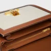 Borsa Classique Triomphe in tessuto con motivo Triomphe su tutta la superficie e pelle di vitello Borsa Classique Triomphe in tessuto con motivo Triomphe su tutta la superficie e pelle di vitello