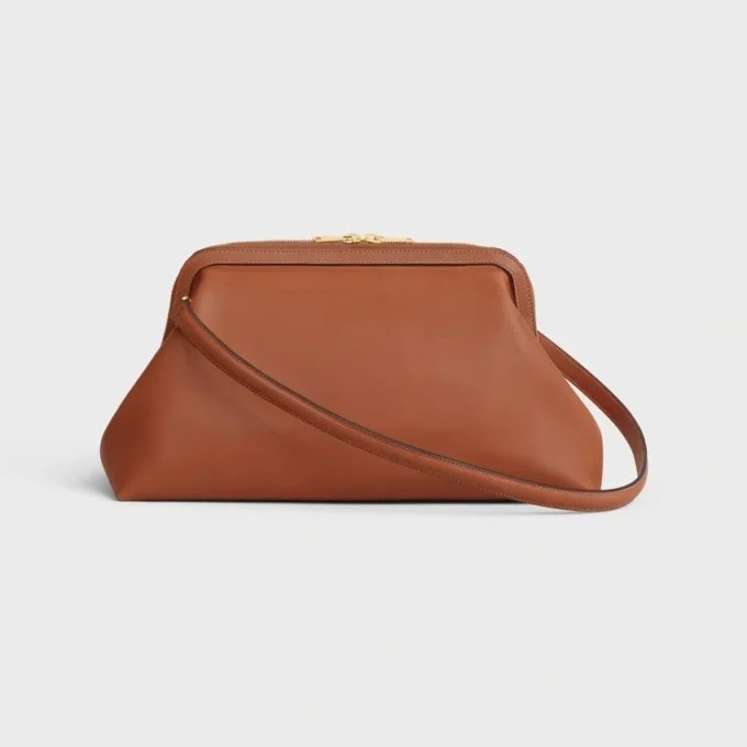 Borsa da medico in morbida pelle di vitello naturale Borsa da medico in morbida pelle di vitello naturale