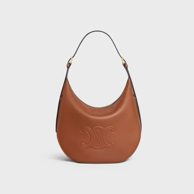 Borsa HeloïSe media in morbida pelle di vitello martellata Borsa HeloïSe media in morbida pelle di vitello martellata