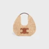 Borsa Hobo Panier Classic di CELINE in rafia e pelle di vitello Borsa Hobo Panier Classic di CELINE in rafia e pelle di vitello