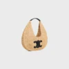 Borsa Hobo Panier Classic di CELINE in rafia e pelle di vitello Borsa Hobo Panier Classic di CELINE in rafia e pelle di vitello