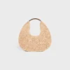Borsa Hobo Panier Classic di CELINE in rafia e pelle di vitello Borsa Hobo Panier Classic di CELINE in rafia e pelle di vitello