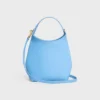 Borsa Hobo piccola in morbida pelle di vitello liscia