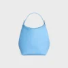 Borsa Hobo piccola in morbida pelle di vitello liscia