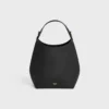 Borsa Hobo piccola in morbida pelle di vitello liscia Borsa Hobo piccola in morbida pelle di vitello liscia