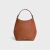 Borsa Hobo piccola in morbida pelle di vitello liscia Borsa Hobo piccola in morbida pelle di vitello liscia