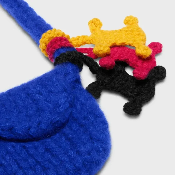 Borsa in cashmere e seta Borsa in cashmere e seta