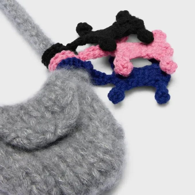 Borsa in cashmere e seta Borsa in cashmere e seta