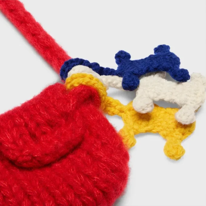 Borsa in cashmere e seta Borsa in cashmere e seta