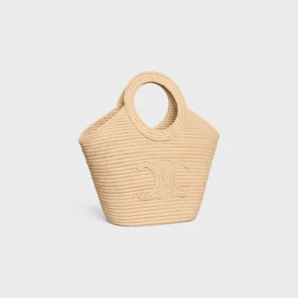 Borsa intrecciata in rafia