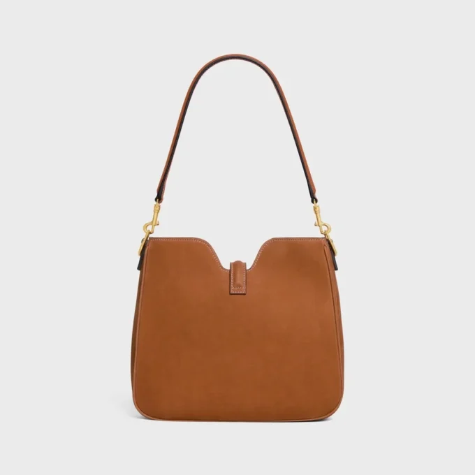 Borsa morbida Camille Soft 16 piccola in pelle di vitello nabuk Borsa morbida Camille Soft 16 piccola in pelle di vitello nabuk
