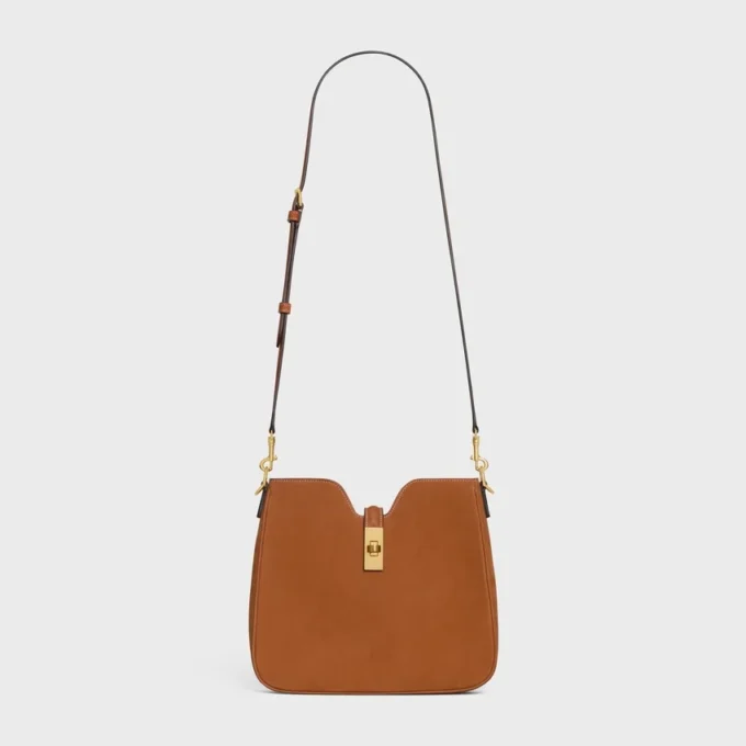 Borsa morbida Camille Soft 16 piccola in pelle di vitello nabuk Borsa morbida Camille Soft 16 piccola in pelle di vitello nabuk