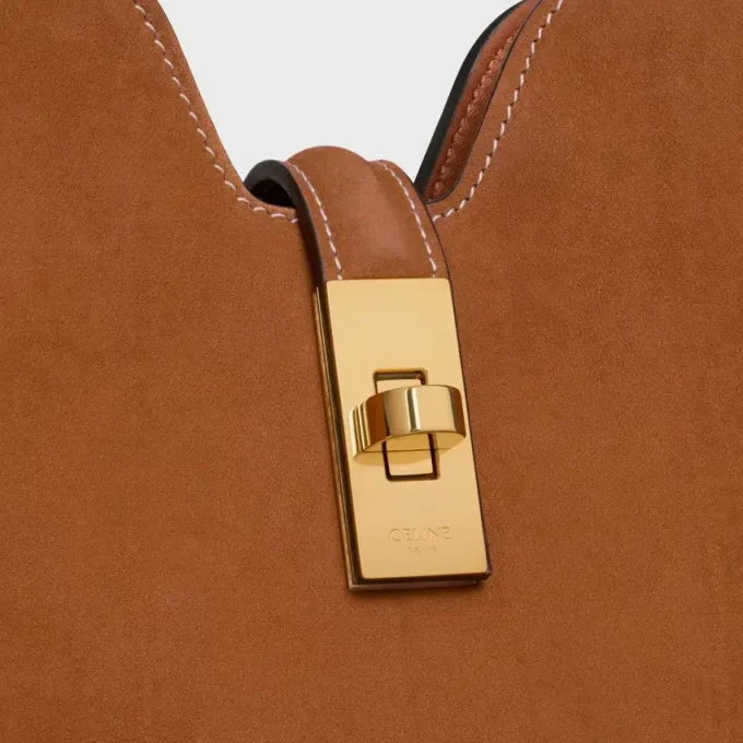 Borsa morbida Camille Soft 16 piccola in pelle di vitello nabuk Borsa morbida Camille Soft 16 piccola in pelle di vitello nabuk