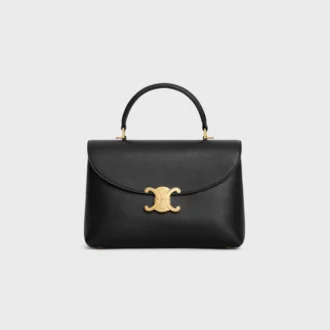 Borsa Nino media in morbida pelle di vitello martellata
