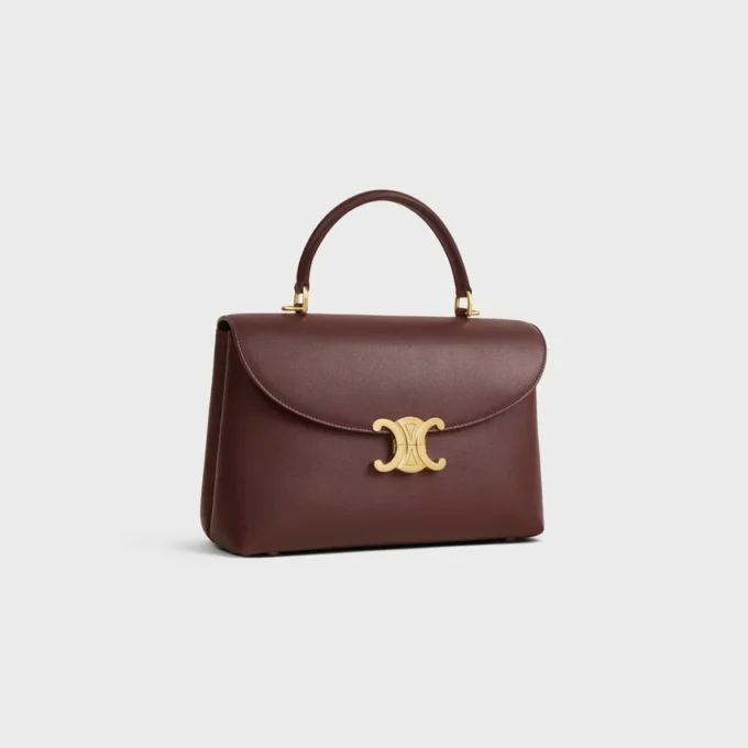 Borsa Nino media in morbida pelle di vitello martellata Borsa Nino media in morbida pelle di vitello martellata