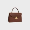 Borsa Nino media in pelle di vitello nabuk martellata Borsa Nino media in pelle di vitello nabuk martellata
