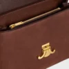 Borsa Nino media in pelle di vitello nabuk martellata Borsa Nino media in pelle di vitello nabuk martellata
