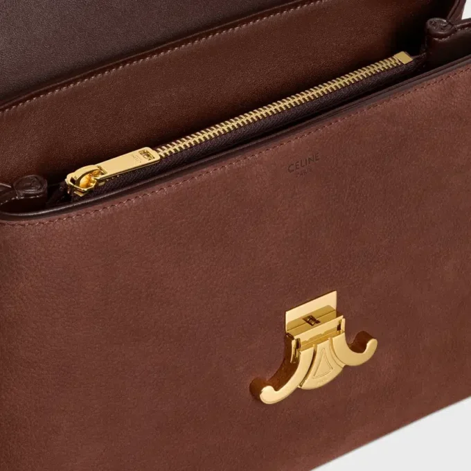 Borsa Nino media in pelle di vitello nabuk martellata Borsa Nino media in pelle di vitello nabuk martellata