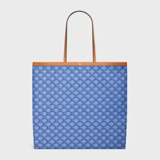 Borsa shopper grande in Triomphe Canvas