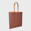 Borsa shopper grande in Triomphe Canvas