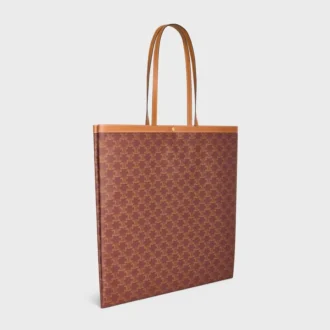 Borsa shopper grande in Triomphe Canvas