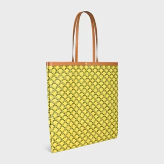 Borsa shopper grande in Triomphe Canvas