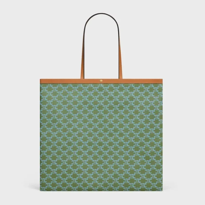Borsa shopper grande in Triomphe Canvas Borsa shopper grande in Triomphe Canvas
